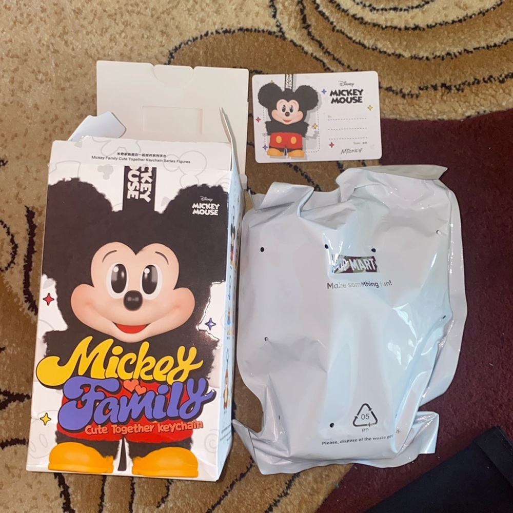 Pop Mart Mickey and Family Cute Together Confirmed Plush- MICKEY